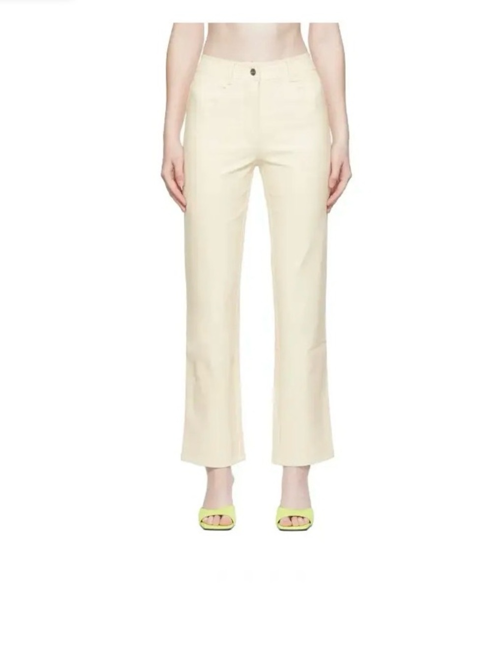 Miaou Cream color leather pants Size 1XL